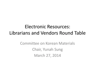 Korean E-Resources Management Workshop Highlights