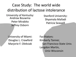 Understanding Genetic Mechanisms and Lactose Intolerance Distribution