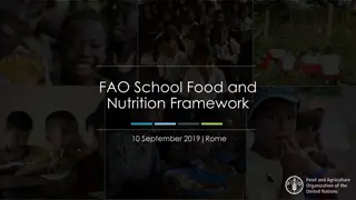 Enhancing School Food and Nutrition Initiatives for Sustainable Development