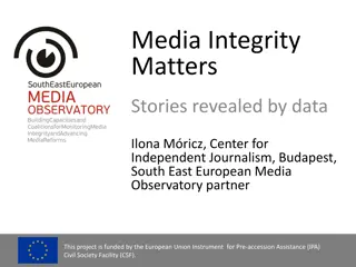 Investigative Stories Unveiling Media Integrity Issues in Southeast Europe