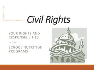 Civil Rights in School Nutrition Programs