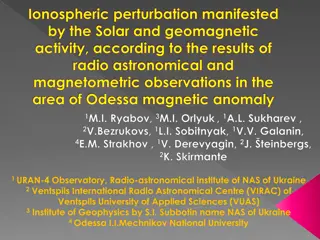 Study on Ionospheric Perturbation Due to Solar and Geomagnetic Activity in Odessa Magnetic Anomaly