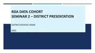 Data Cohort Seminar District Presentation