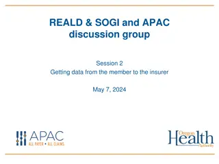 Data Collection and Reporting Strategies for REALD & SOGI Information