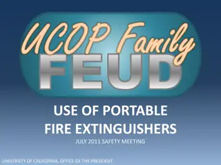 Portable Fire Extinguisher Training and Guidelines