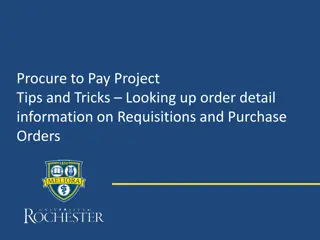 Efficient Ways to Access Order Details in Procure-to-Pay Projects