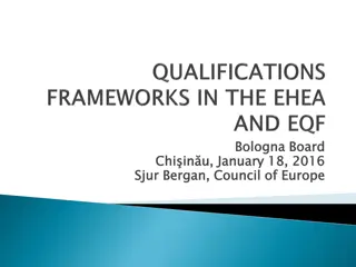 The Bologna Process: Enhancing Qualifications Frameworks in Higher Education