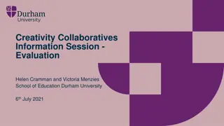 Rationale and Framework for Evaluating Creativity Collaboratives