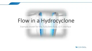 Modeling Turbulent Flow in a Hydrocyclone: Example and Results