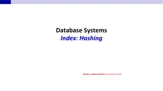 Database Index Hashing Techniques