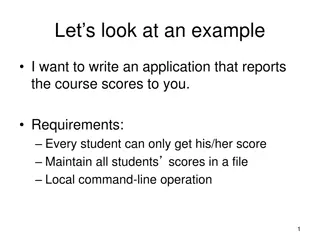 Command-Line Application for Retrieving Course Scores