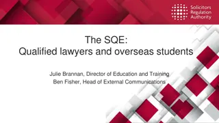 Qualifying as a Lawyer in England and Wales: The SQE Pathway Explained