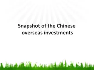 Snapshot of Chinese Overseas Investments: Trends and Insights