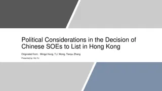 Exploring Political Considerations in Chinese SOEs Listing Decisions