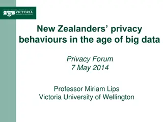 New Zealanders' Online Privacy Behaviours and Cyber Security Challenges