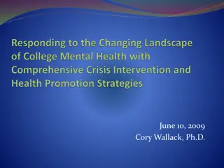 Understanding the Evolving Landscape of College Mental Health Services