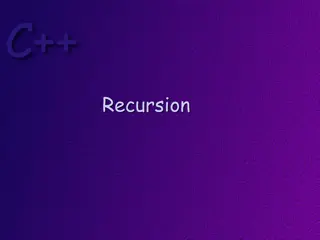 Recursion in Programming