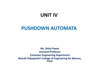 Pushdown Automata (PDA) in Computer Engineering