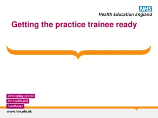 Criteria for Preparing a Medical Practice Trainee