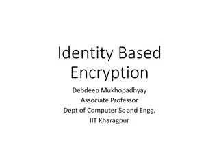 Overview of Identity-Based Encryption and Certificate Management