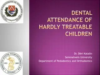 Dental Treatment Strategies for Children with Disabilities