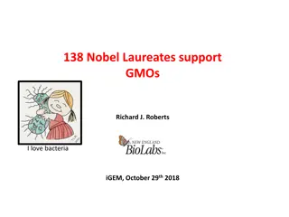 Nobel Laureates Support GMOs: A Call for Science Honesty