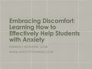 Supporting Students with Anxiety