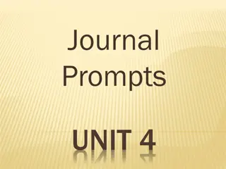 Engaging Journal Prompts for Creative Writing Exploration