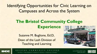 Opportunities for Civic Learning at Bristol Community College