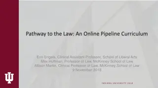 Pathway to the Law: Transformative Online Curriculum for Legal Education