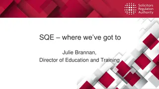 The SQE: A New Examination for Solicitors