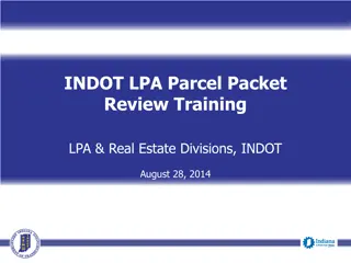 INDOT LPA Parcel Review Training & Facilitators Information