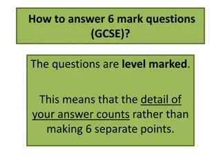 Mastering 6-Mark Questions in GCSE Exams