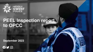 Progress Report on PEEL Inspection and HMICFRS Updates