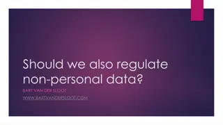 Regulation of Non-Personal Data and Its Scope