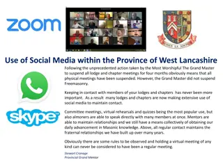 Leveraging Social Media for Freemasonry Communication in West Lancashire