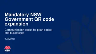 NSW Government QR Code Expansion Communication Toolkit for Businesses