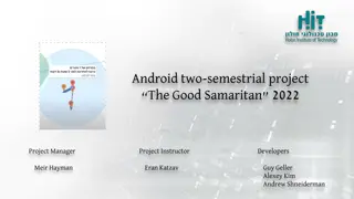 The Good Samaritan 2022 Android Project for Locating People at Risk and Lost Pets