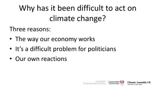 Challenges in Addressing Climate Change