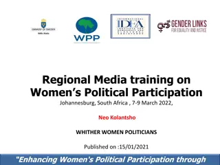 Empowering Women in Politics: Overcoming Financial Barriers