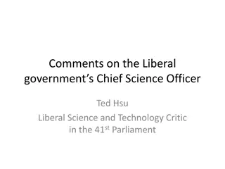 Role of the Chief Science Officer in Government Decision-Making