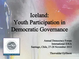 Iceland: Youth Participation in Democratic Governance