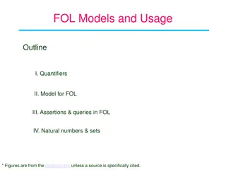 First-Order Logic: Models and Usage