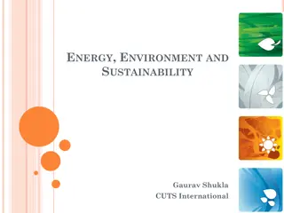 Energy, Environment, and Sustainability Overview in India