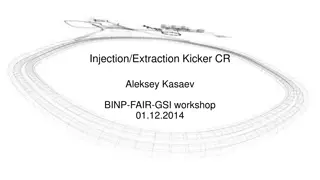 Magnetic Field Calculation and Parameters for Injection/Extraction Kicker CR