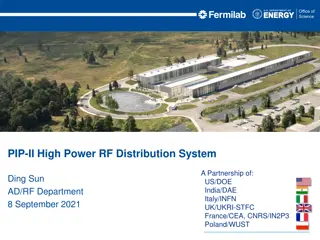 PIP-II High Power RF Distribution System Overview