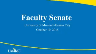 Faculty Senate Meeting and Hiring Authorization Committee Report