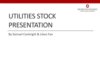 Overview of Utilities Stock Presentation in the Energy Sector