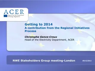 Insights into ACER's Contribution to Regional Initiatives Process in 2014