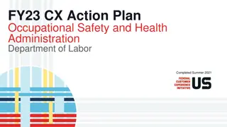 OSHA Occupational Safety & Health Administration Action Plan Updates FY21-FY23